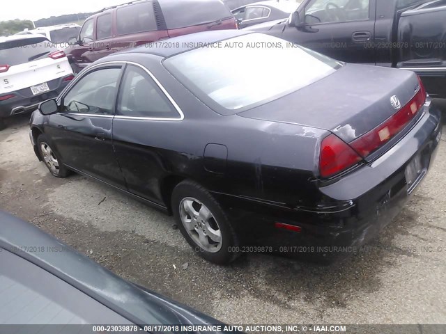 1HGCG32501A026128 - 2001 HONDA ACCORD EX BLACK photo 3