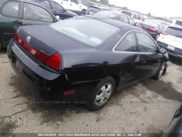 1HGCG32501A026128 - 2001 HONDA ACCORD EX BLACK photo 4