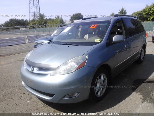 5TDZA22C36S509996 - 2006 TOYOTA SIENNA XLE/XLE LIMITED BLUE photo 2