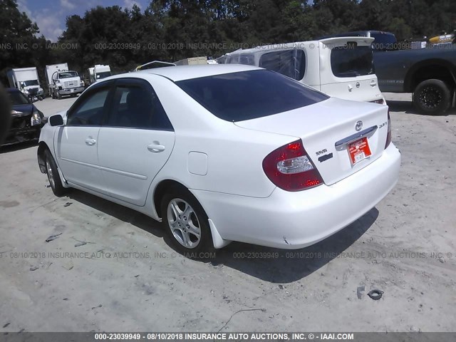 4T1BE32K82U071769 - 2002 TOYOTA CAMRY LE/XLE/SE Ağ foto 3