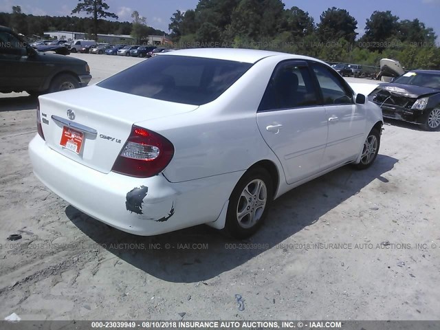 4T1BE32K82U071769 - 2002 TOYOTA CAMRY LE/XLE/SE Ağ foto 4