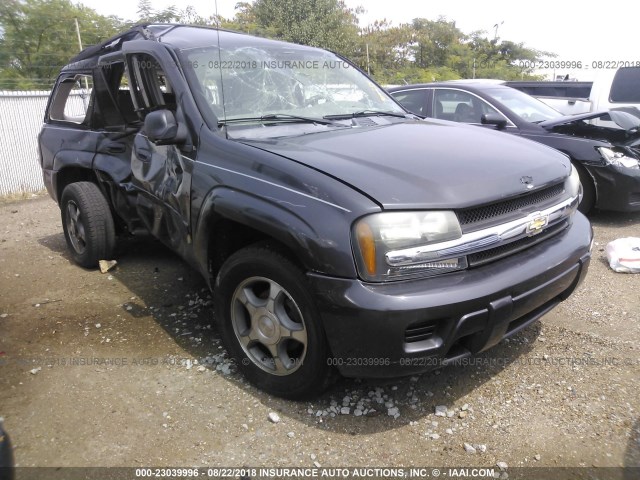 1GNDS13S672130353 - 2007 CHEVROLET TRAILBLAZER LS/LT GRAY photo 1