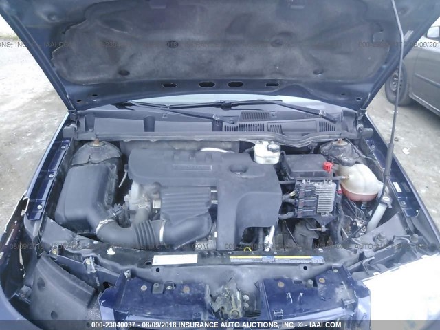 1G8AZ55F57Z177213 - 2007 SATURN ION LEVEL 2 Dark Blue photo 10