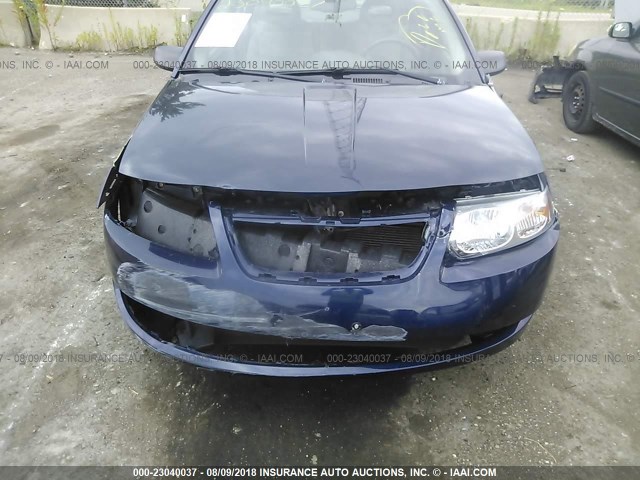 1G8AZ55F57Z177213 - 2007 SATURN ION LEVEL 2 Dark Blue photo 6