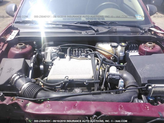 1G1ZT54854F225036 - 2004 CHEVROLET MALIBU LS 红色 照片 10