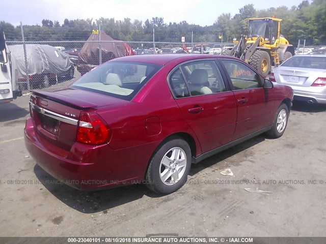 1G1ZT54854F225036 - 2004 CHEVROLET MALIBU LS 红色 照片 4
