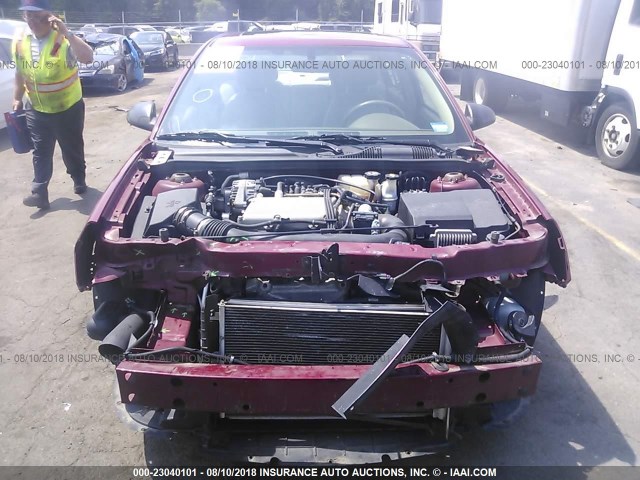 1G1ZT54854F225036 - 2004 CHEVROLET MALIBU LS 红色 照片 6