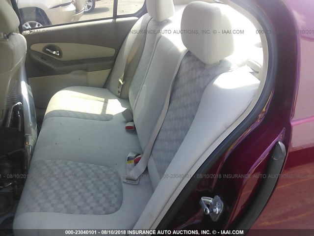 1G1ZT54854F225036 - 2004 CHEVROLET MALIBU LS 红色 照片 8