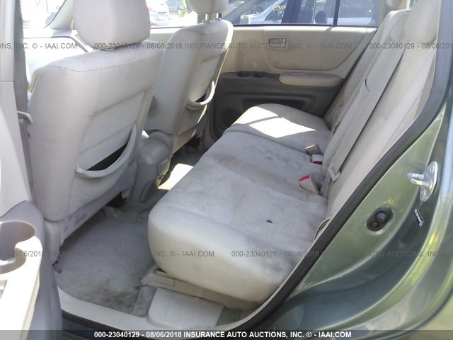 JTEDP21A440041362 - 2004 TOYOTA HIGHLANDER LIMITED GREEN photo 8