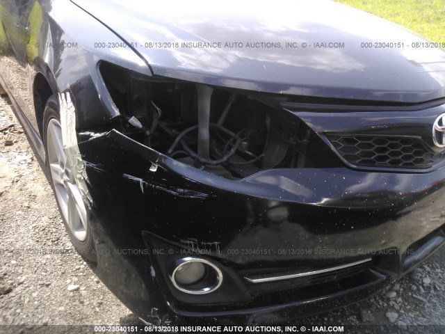 4T1BF1FK0EU827269 - 2014 TOYOTA CAMRY L/SE/LE/XLE 黑色 照片 6