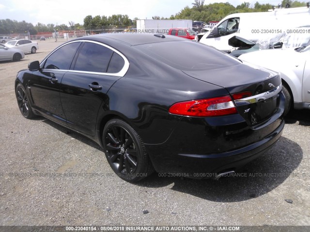 SAJWA0GB9BLR90129 - 2011 JAGUAR XF PREMIUM BLACK photo 3