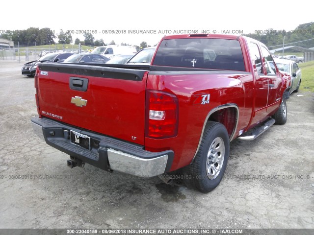 2GCEK19J271715734 - 2007 CHEVROLET SILVERADO K1500 RED photo 4