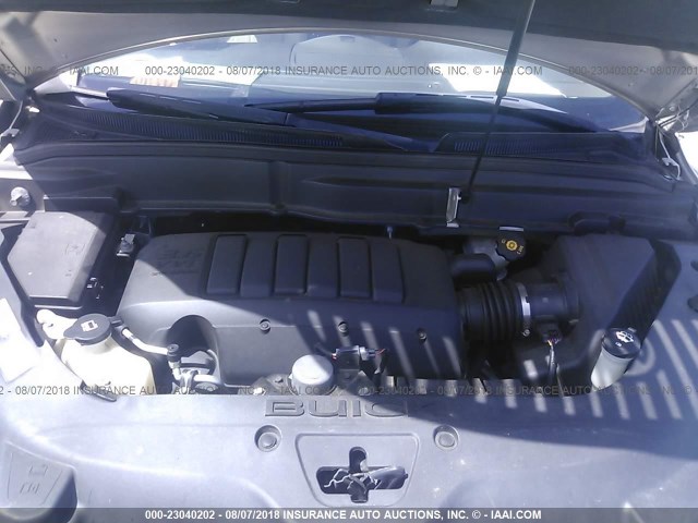 5GAKRBED1BJ349706 - 2011 BUICK ENCLAVE CXL 金色 照片 10