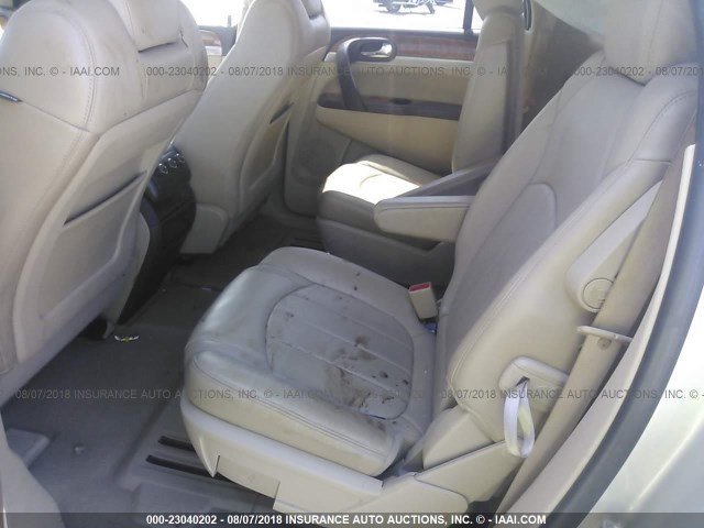 5GAKRBED1BJ349706 - 2011 BUICK ENCLAVE CXL 金色 照片 8