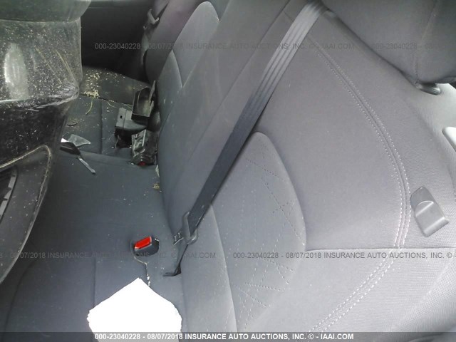 KNADN5A33D6191731 - 2013 KIA RIO EX/SX GRAY photo 8