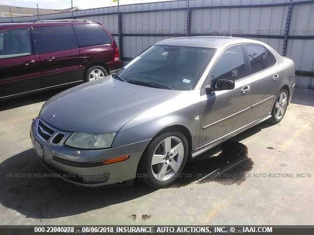 YS3FH41U661102393 - 2006 SAAB 9-3 AERO GRAY photo 2