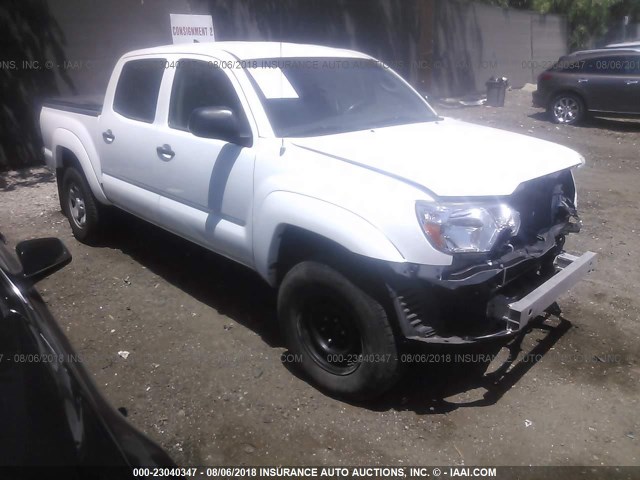 5TFJX4GN7FX048586 - 2015 TOYOTA TACOMA DOUBLE CAB PRERUNNER WHITE photo 1