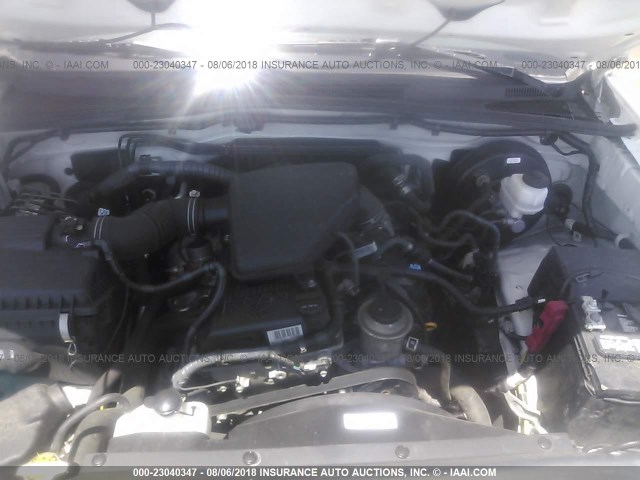 5TFJX4GN7FX048586 - 2015 TOYOTA TACOMA DOUBLE CAB PRERUNNER WHITE photo 10