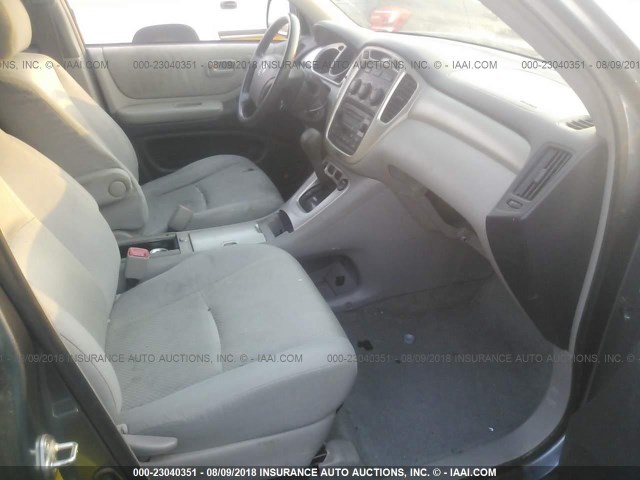 JTEEW21A860018564 - 2006 TOYOTA HIGHLANDER HYBRID BLUE photo 5