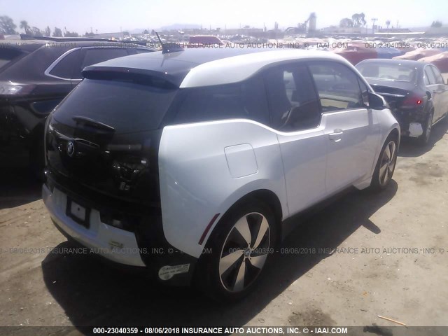 WBY1Z2C52FV286165 - 2015 BMW I3 BEV WHITE photo 4