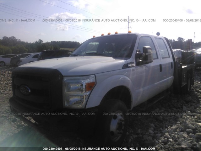 1FD8W3HT5CEC50483 - 2012 FORD F350 SUPER DUTY WHITE photo 2