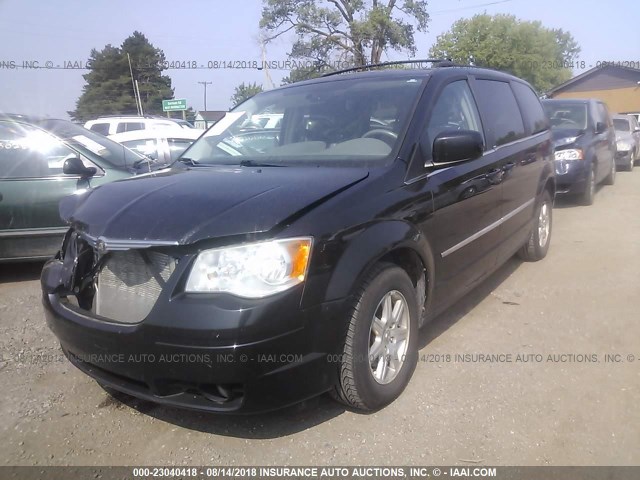 2A8HR54169R674674 - 2009 CHRYSLER TOWN & COUNTRY TOURING BLACK photo 2