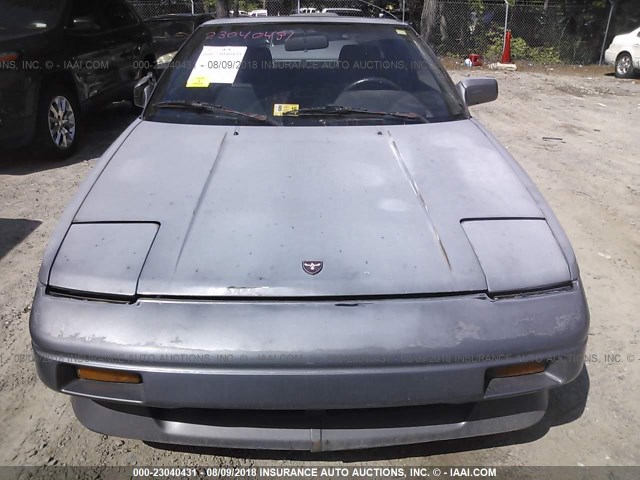 JT2AW15C5K0155702 - 1989 TOYOTA MR2 GRAY photo 6