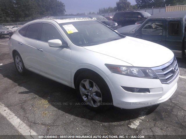 5J6TF2H54BL007780 - 2011 HONDA ACCORD CROSSTOUR EXL WHITE photo 1