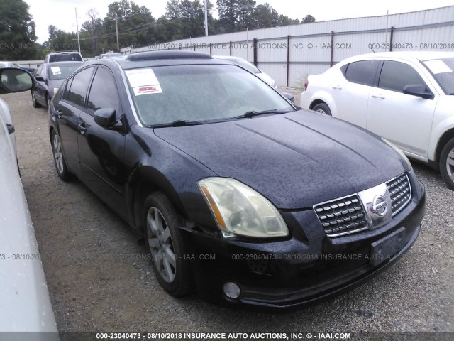 1N4BA41E06C823953 - 2006 NISSAN MAXIMA SE/SL BLACK photo 1