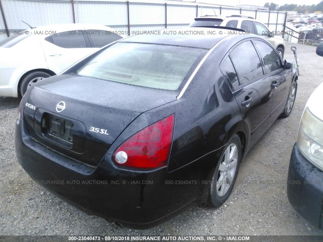 1N4BA41E06C823953 - 2006 NISSAN MAXIMA SE/SL BLACK photo 4