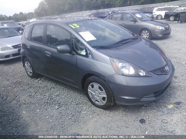 JHMGE8H33DC062296 - 2013 HONDA FIT GRAY photo 1