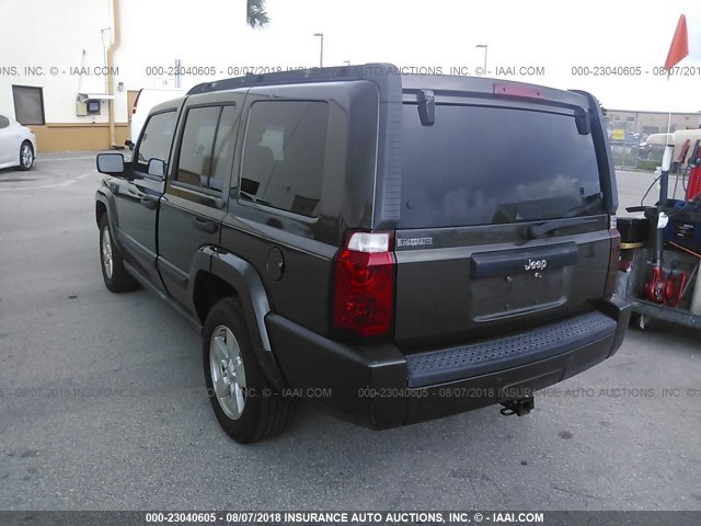 1J8HH48K36C269246 - 2006 JEEP COMMANDER GRAY photo 3