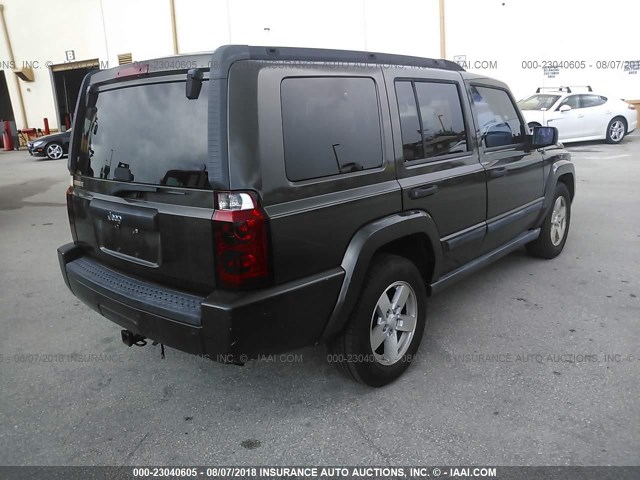 1J8HH48K36C269246 - 2006 JEEP COMMANDER GRAY photo 4