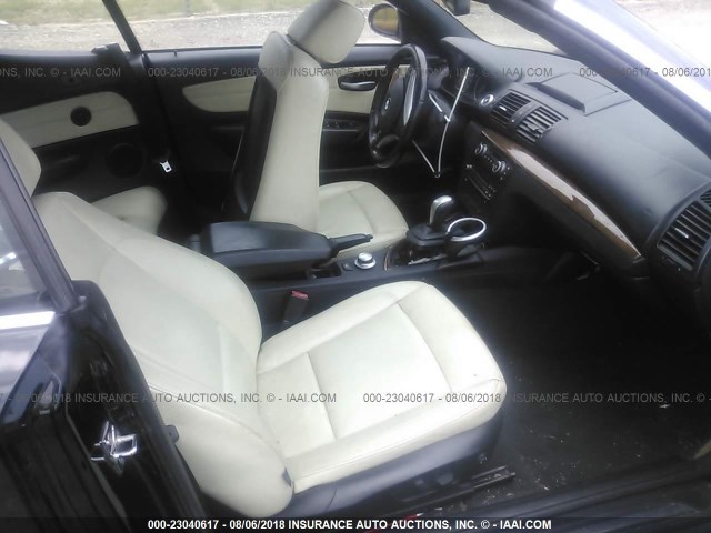 WBAUL73558VE89728 - 2008 BMW 128 I BLACK photo 5