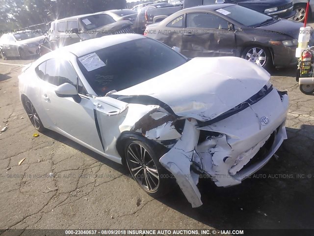 JF1ZNAA19D1734096 - 2013 TOYOTA SCION FR-S WHITE photo 1