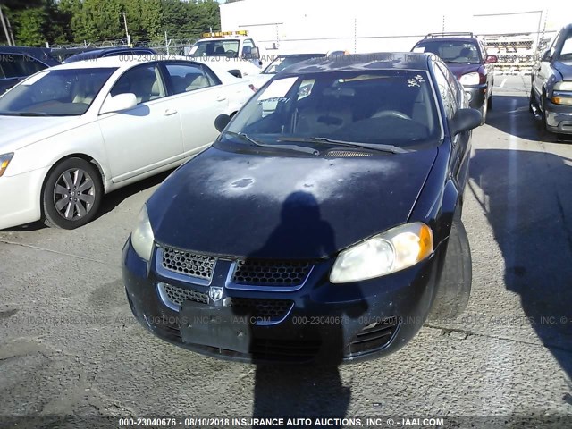 1B3EL46X44N261053 - 2004 DODGE STRATUS SXT BLUE photo 6