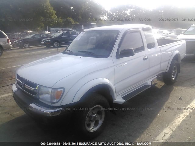 4TASM92N1XZ476396 - 1999 TOYOTA TACOMA XTRACAB PRERUNNER თეთრი ფოტო 2