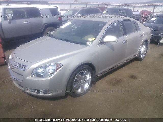 1G1ZG5E71CF109499 - 2012 CHEVROLET MALIBU LTZ თაფლისფერი ფოტო 2