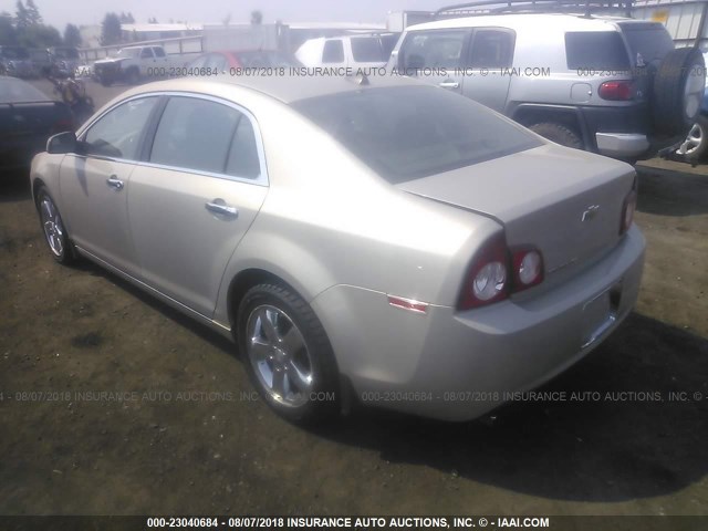 1G1ZG5E71CF109499 - 2012 CHEVROLET MALIBU LTZ თაფლისფერი ფოტო 3