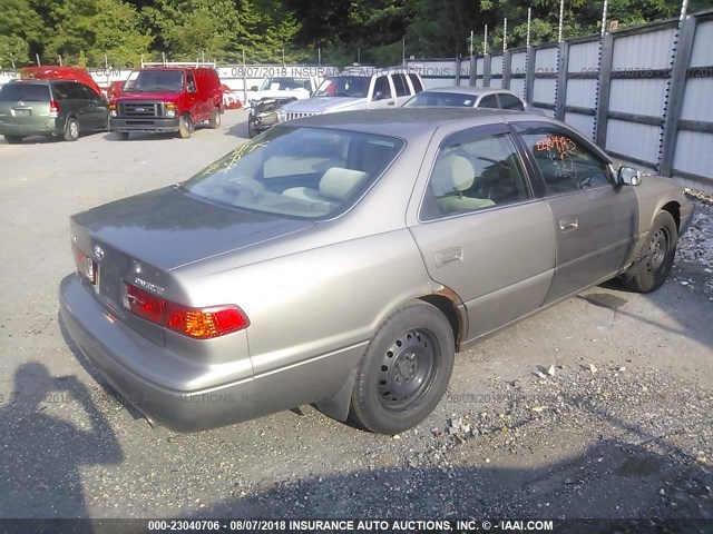 4T1BG22K01U049963 - 2001 TOYOTA CAMRY CE/LE/XLE 棕色 照片 4