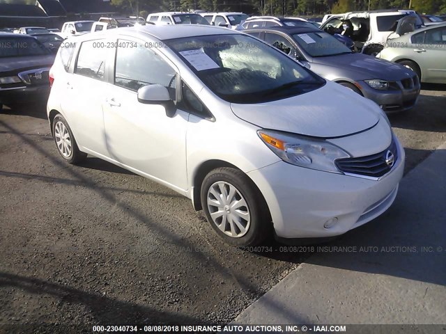 3N1CE2CP3EL386171 - 2014 NISSAN VERSA NOTE S/S PLUS/SV/SL WHITE photo 1