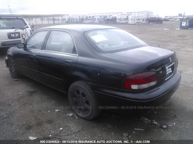 1YVGF22C7X5886406 - 1999 MAZDA 626 ES/LX BLACK photo 3