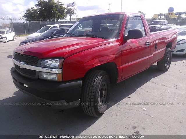 1GCEK14V15Z172083 - 2005 CHEVROLET SILVERADO 红色 照片 6