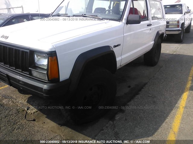 1J4FJ27P9PL621388 - 1993 JEEP CHEROKEE WHITE photo 6