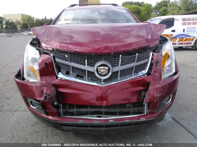 3GYFNCE38CS659340 - 2012 CADILLAC SRX PREMIUM COLLECTION RED photo 6