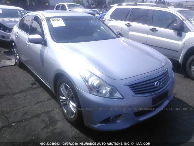 JN1CV6AP8DM720600 - 2013 INFINITI G37 JOURNEY/SPORT SILVER photo 1