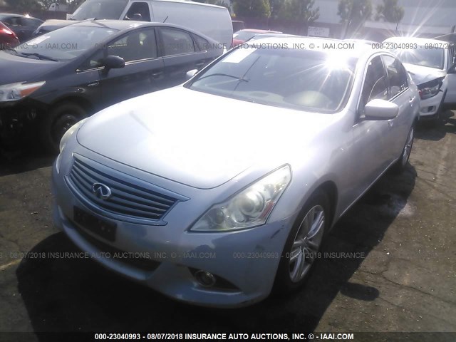 JN1CV6AP8DM720600 - 2013 INFINITI G37 JOURNEY/SPORT SILVER photo 2