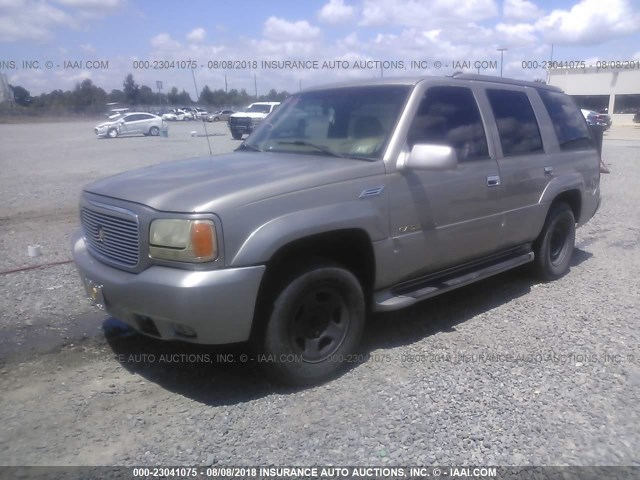 1GYEK13R7XR408382 - 1999 CADILLAC ESCALADE GOLD photo 2