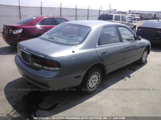 1YVGE22C9V5655264 - 1997 MAZDA 626 DX/LX GRAY photo 4