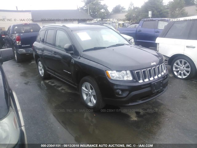 1J4NF1FB3BD154937 - 2011 JEEP COMPASS SPORT BLACK photo 1